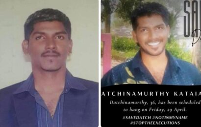 சிங்கப்பூரில் மலேசியர் தட்ஷினாமூர்த்தி தூக்கு தண்டனை எதிரொலி சிங்கப்பூரில் மலேசியர் தட்ஷினாமூர்த்தி தூக்கு தண்டனை எதிரொலி