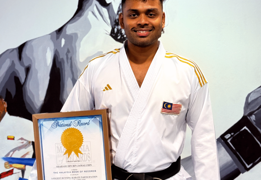 மலேசியா புக் ஆஃப் ரெக்கார்ட்ஸ் சாதனை: சாகா அதிகாரப்பூர்வ அங்கீகாரம் பெற்றார்