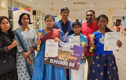 தேசிய அளவிலான முனைவர் இரா. தண்டாயுதம் அவர்கள் தலைமையில் நடைபெற்ற 24-ஆம் சுழற்கிண்ணச் சொற்போர்ப் போட்டியில் ரவுப் தமிழ்ப்பள்ளி மாணவர்கள் மூன்றாம் இடத்தைப் பெற்று சாதனை படைத்துள்ளனர்