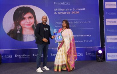 Executives Collaboration – Millionaire Summit & Awards 2026 விழாவில் டாக்டர் ராகவி பவனேஸ்வரி பங்கேற்பு