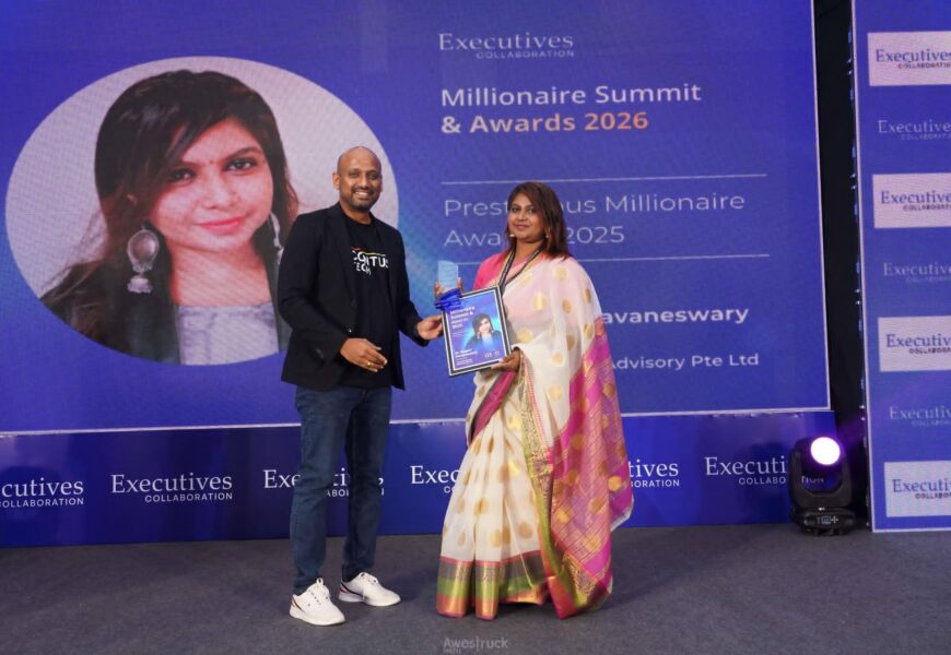 Executives Collaboration – Millionaire Summit & Awards 2026 விழாவில் டாக்டர் ராகவி பவனேஸ்வரி பங்கேற்பு