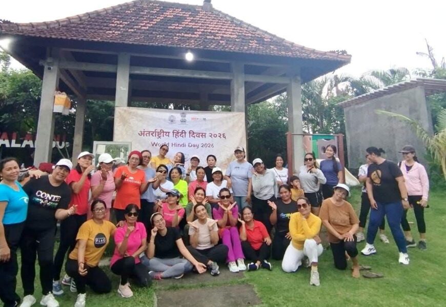 SVCC பாலி அமைப்பு சார்பில் உலக ஹிந்தி தின விழா, பாலியில் அமைந்துள்ள Teba Majelangu எனும் பொதுமக்கள் கூடும் பொது வெளியில் சிறப்பாக நடைபெற்றது