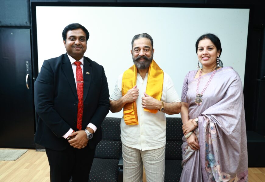 மக்கள் நீதி மய்யம் தலைவர் மற்றும் மாநிலங்களவை உறுப்பினர் திரு. கமல்ஹாசனை, இலங்கையைச் சேர்ந்த முக்கிய பிரமுகர்கள் மக்கள் நீதி மய்யம் தலைமை அலுவலகத்தில் இன்று சந்தித்து கலந்துரையாடினர்.