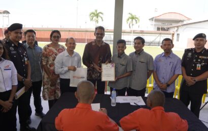 காஜாங் சிறையில் கைதிகளுக்கு புதிய வாழ்வாதார வாய்ப்புகள் – யூபி பப்பராய்டு வெரமன் முன்முயற்சி