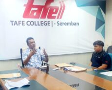 டத்தோ இப்ராஹிம் ஷா முன்னிலையில் TAFE கல்லூரி செரம்பானில் புதிய TVET வாகனப் பயிற்சியாளர்கள் இணைப்பு