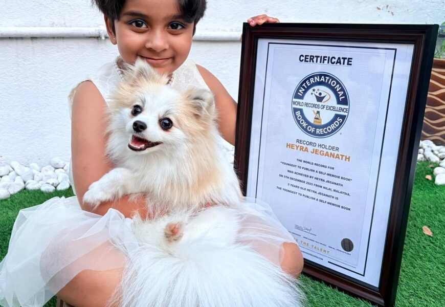 5 வயது சிறுமி ஹெயரா ஜெகநாத் வரலாறு படைத்தார்!